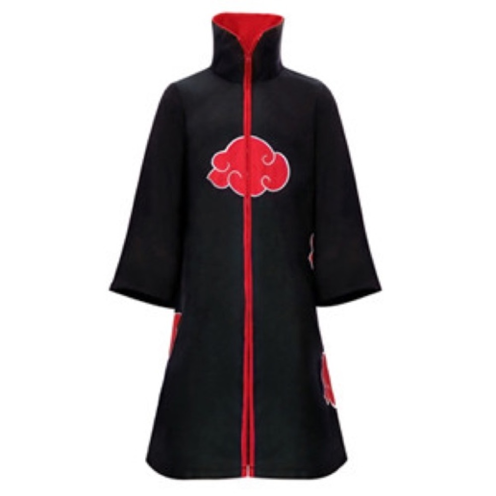 🔥‼️SALE🔥‼️ Naruto Tobi Obito Cosplay Costume Akatsuki Long Sleeve SMALL ADULT